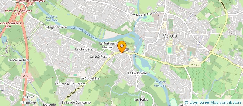 localisation de l'entreprise RESPRO  VERTOU