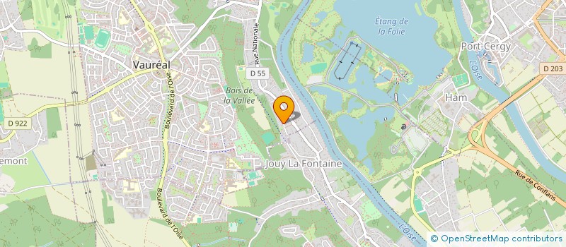 localisation de l'entreprise RESPUR MEDICAL  VAUREAL