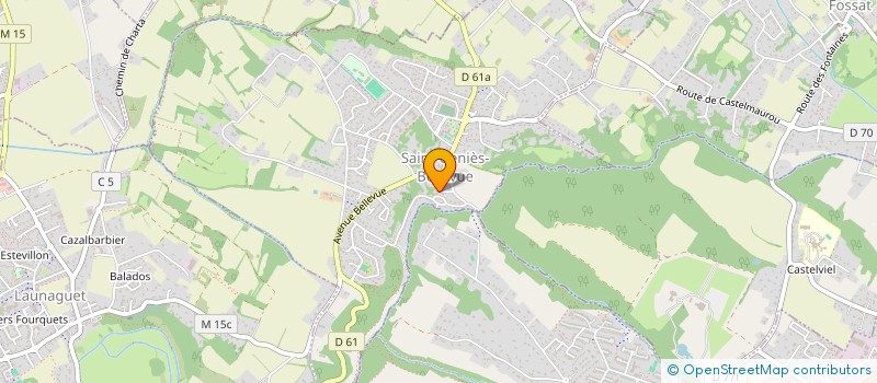 localisation de l'entreprise RESSANDJOI  SAINT-GENIES-BELLEVUE