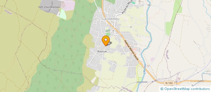 localisation de l'entreprise RESSAYRE RIGAUD  LAVILLEDIEU