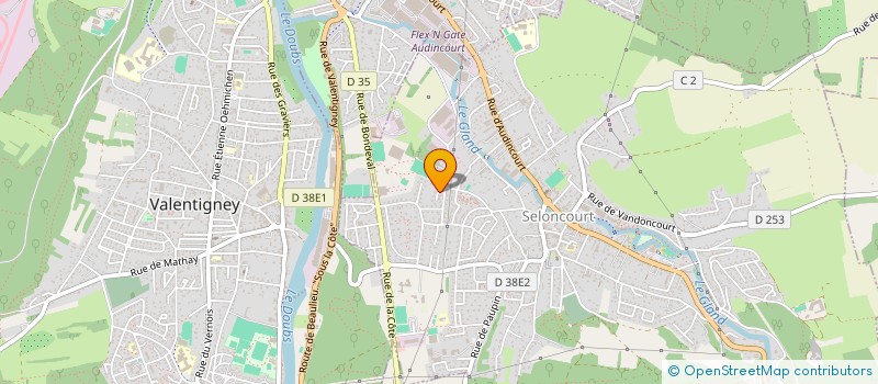 localisation de l'entreprise RESSOLI  SELONCOURT