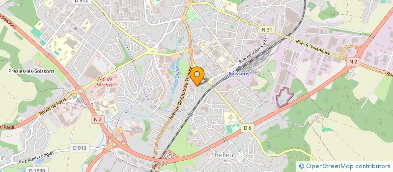 localisation de l'entreprise RESSONS TRANSPORTS à BELLEU