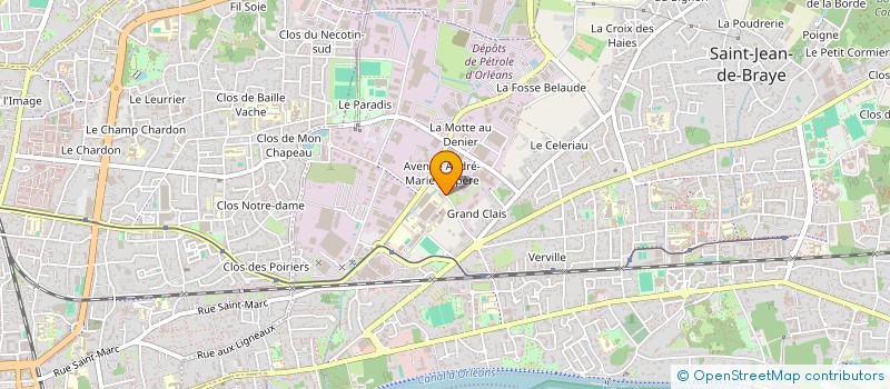 localisation de l'entreprise RESSOR LE REEMPLOI SOLIDAIRE ORLEANAIS à SAINT-JEAN-DE-BRAYE