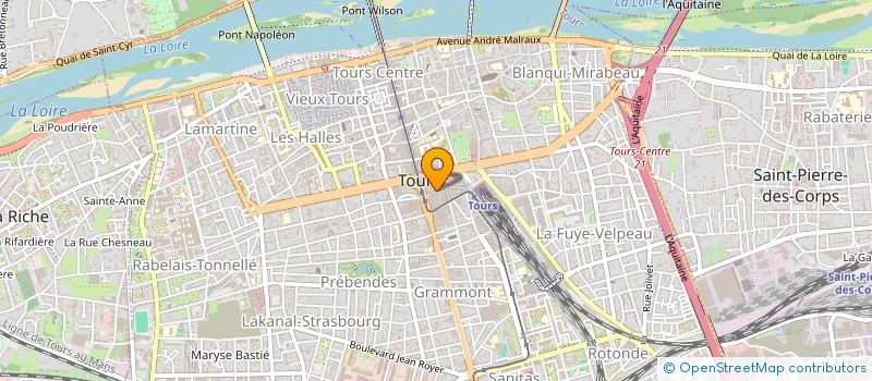 localisation de l'entreprise RESSORT  TOURS