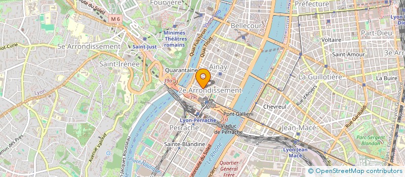 localisation de l'entreprise RESSORT à LYON