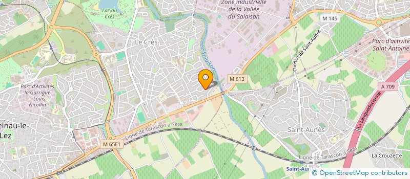 localisation de l'entreprise RESSORT à LE CRES