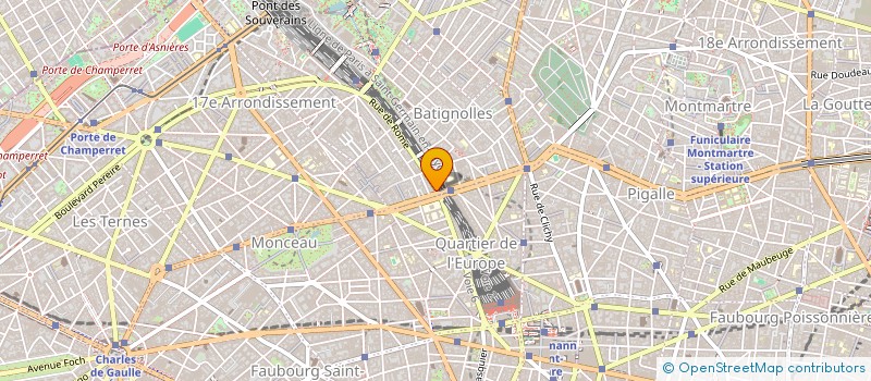 localisation de l'entreprise RESSORT DE LA CREATIVITE  PARIS