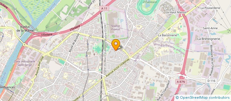 localisation de l'entreprise RESSORTISSANTS ET AMIS SOUTENANT LE DEVELOPPEMENT D'OUDEYCHRAK à ANGERS