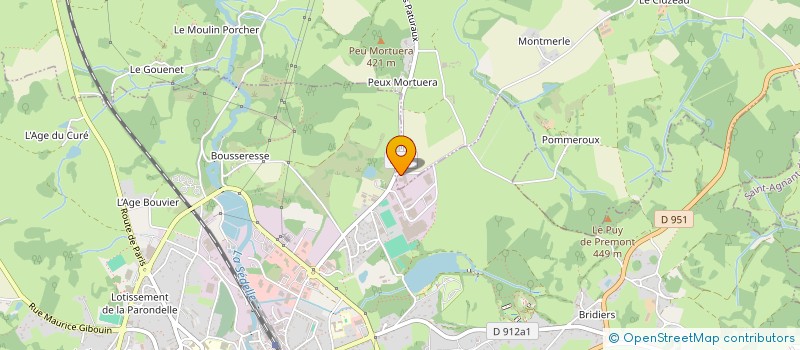 localisation de l'entreprise RESSORTS DURY SA  SAINT-AGNANT-DE-VERSILLAT