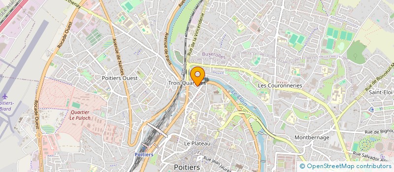 localisation de l'entreprise RESSOURCE  POITIERS