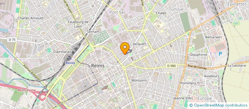localisation de l'entreprise RESSOURCE ACHAT  REIMS