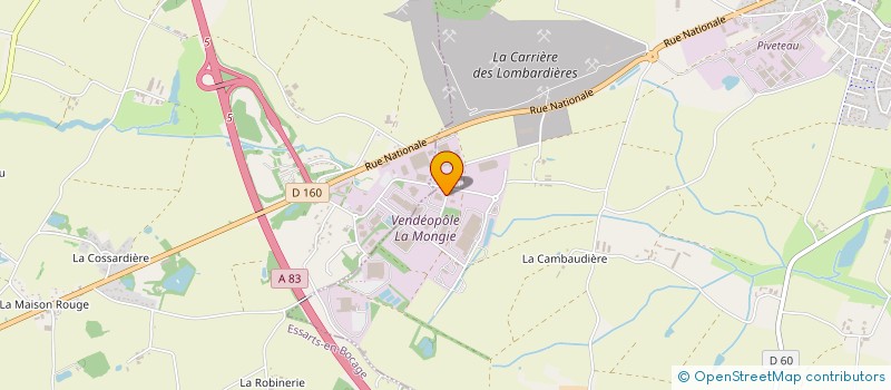 localisation de l'entreprise RESSOURCE & NOUS à SAINTE-FLORENCE
