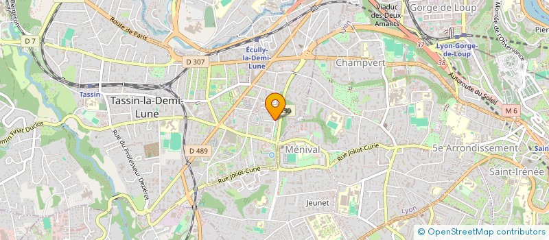 localisation de l'entreprise RESSOURCE SOLUTIONS CONSULTING à TASSIN-LA-DEMI-LUNE