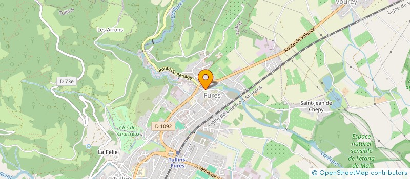 localisation de l'entreprise RESSOURCE-TOI EN BIO à TULLINS