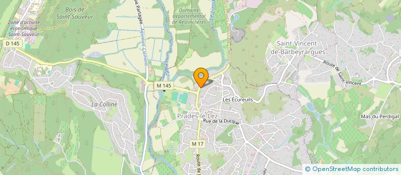 localisation de l'entreprise RESSOURCERIE DU LEZ à PRADES-LE-LEZ