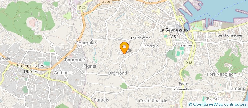 localisation de l'entreprise RESSOURCERIE DU PONT LEVANT ( RPL ) à LA SEYNE-SUR-MER