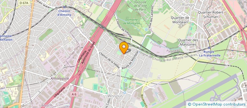 localisation de l'entreprise RESSOURCERIE VIE NOUVELLE à WISSOUS