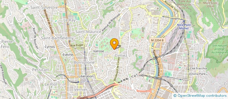 localisation de l'entreprise RESSOURCES à NICE