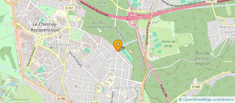 localisation de l'entreprise RESSOURCES à VERSAILLES