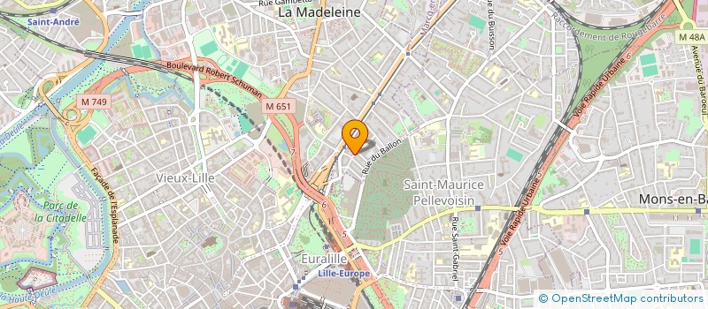 localisation de l'entreprise RESSOURCES 3C SARL à LILLE