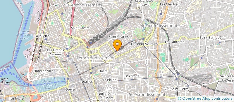 localisation de l'entreprise RESSOURCES à MARSEILLE