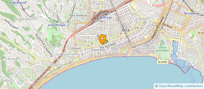 localisation de l'entreprise RESSOURCES à NICE
