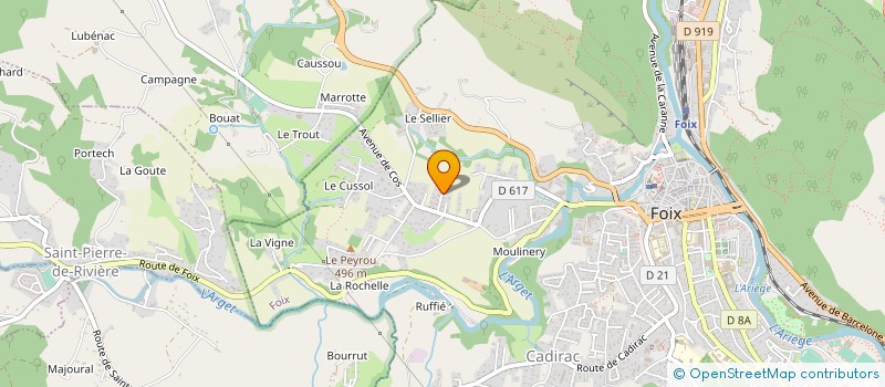 localisation de l'entreprise RESSOURCES à FOIX