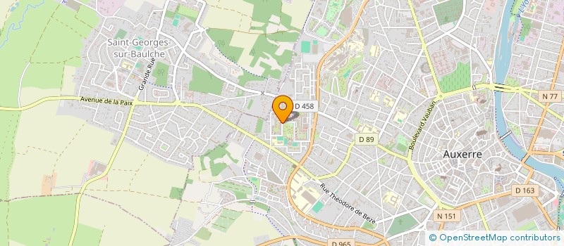 localisation de l'entreprise RESSOURCES 89 à AUXERRE