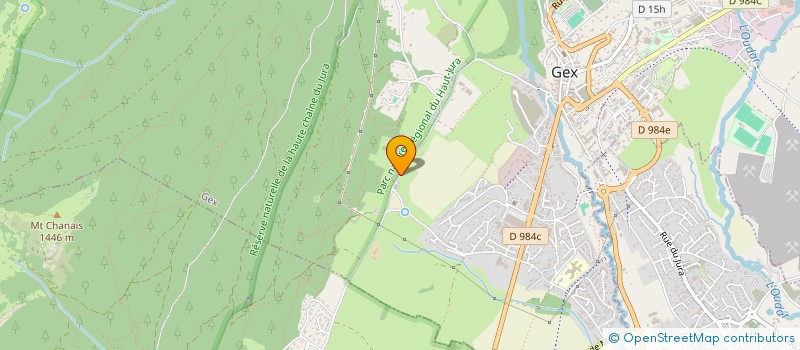 localisation de l'entreprise RESSOURCES à GEX