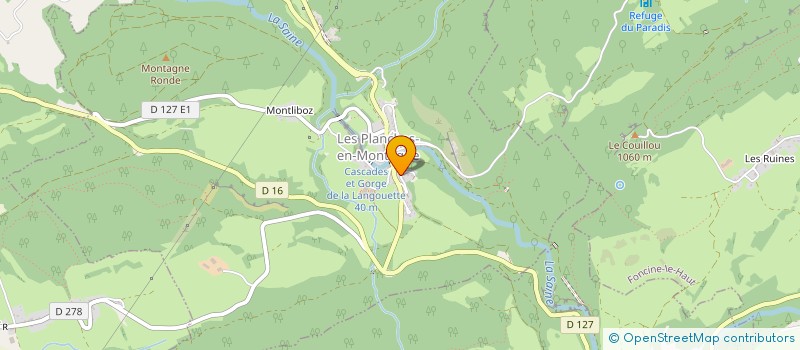 localisation de l'entreprise RESSOURCES  LES CHALESMES