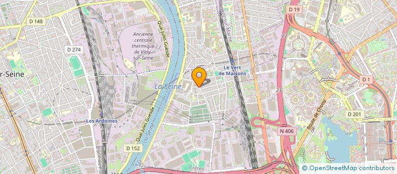 localisation de l'entreprise RESSOURCES  ALFORTVILLE