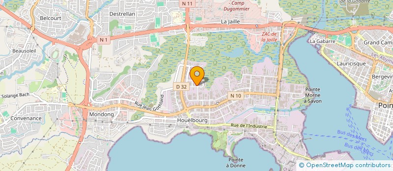 localisation de l'entreprise RESSOURCES BUSINESS CONSULTING  BAIE-MAHAULT