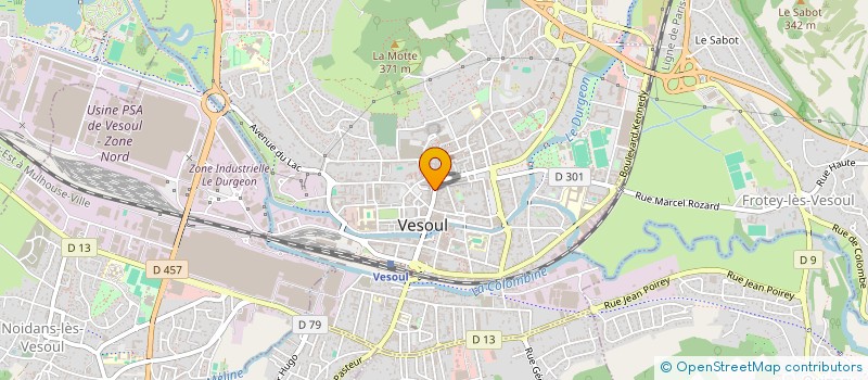 localisation de l'entreprise RESSOURCES DE GESTION INFORMATIQUE ET D'INNOVATON à VESOUL
