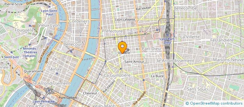 localisation de l'entreprise RESSOURCES EN EDITION D'ART  LYON