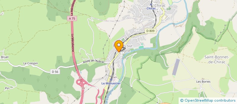 localisation de l'entreprise RESSOURCES EN JEU  BOURGS SUR COLAGNE