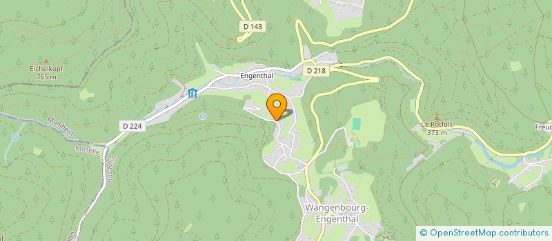 localisation de l'entreprise RESSOURCES ET ACTUALISATION à WANGENBOURG-ENGENTHAL