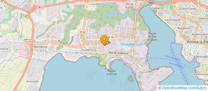 localisation de l'entreprise RESSOURCES ET CONSEILS  BAIE-MAHAULT