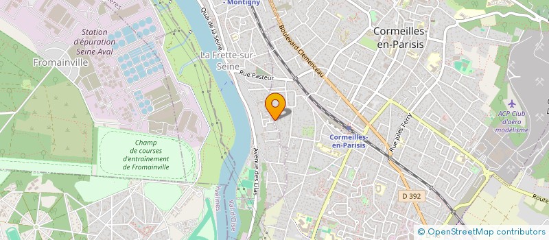 localisation de l'entreprise RESSOURCES ET PRODUCTIONS IMMOBILIERES à CORMEILLES-EN-PARISIS
