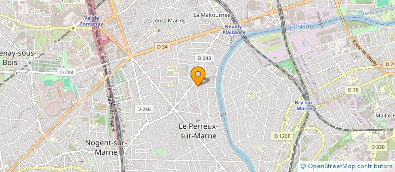 localisation de l'entreprise RESSOURCES ET SERVICES à LE PERREUX-SUR-MARNE