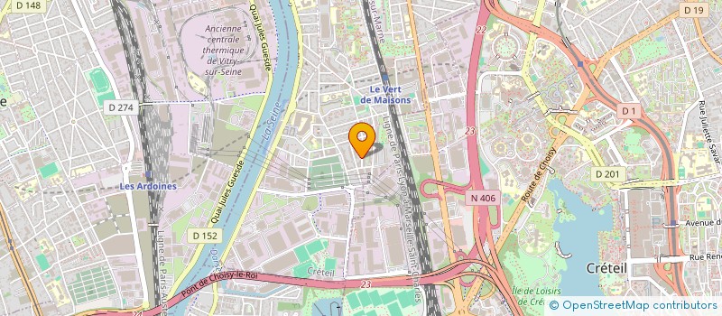 localisation de l'entreprise RESSOURCES ET SOLUTIONS CONSEILS à ALFORTVILLE