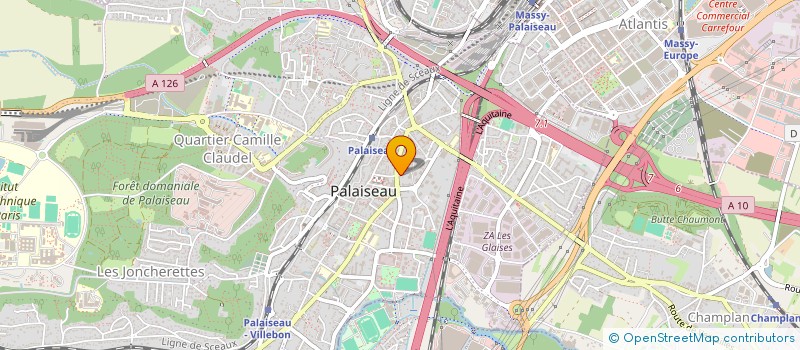 localisation de l'entreprise RESSOURCES HUMAINES MANAGEMENT à PALAISEAU