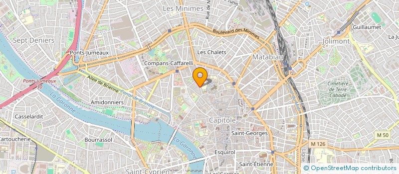 localisation de l'entreprise RESSOURCES MIDI PYRENEES à TOULOUSE