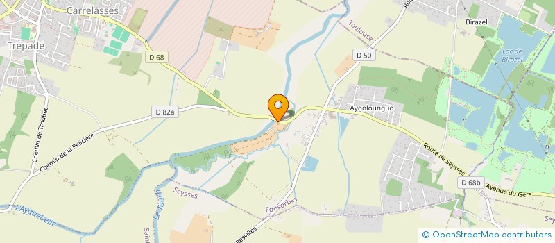 localisation de l'entreprise RESSOURCES MIDI PYRENEES  FONSORBES