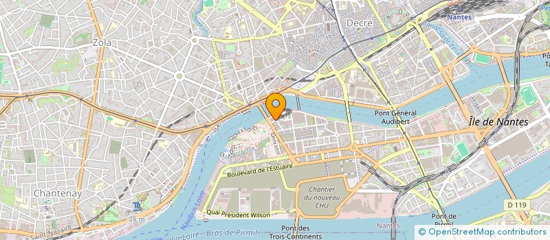 localisation de l'entreprise RESSOURCES MUTUELLES à NANTES