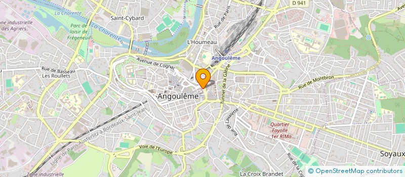 localisation de l'entreprise RESSOURCES PAIE à ANGOULEME