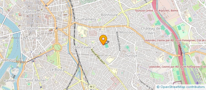 localisation de l'entreprise RESSOURCES PATERNITES OCCITANIE à TOULOUSE