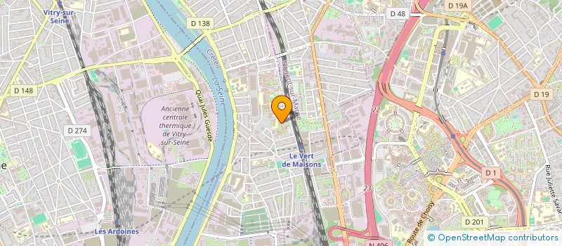 localisation de l'entreprise RESSOURCES POUR L'AVENIR DES JEUNES D'ALFORTVILLE à ALFORTVILLE
