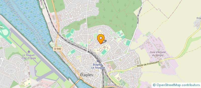 localisation de l'entreprise RESSOURCES POUR TOUS à ETAPLES