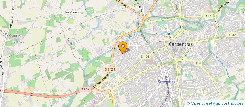 localisation de l'entreprise RESSOURCES SOLIDAIRES à CARPENTRAS