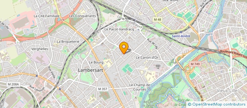 localisation de l'entreprise RESSOURCEZ-VOUS à LAMBERSART